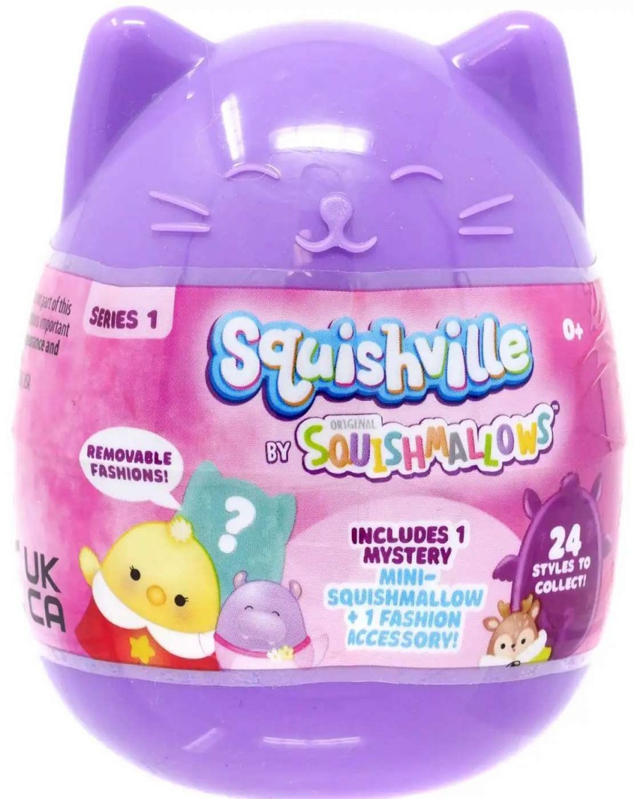 Squishmallows * | Promo Squishmallows Squishville! Series 1 Mini Plush Mystery Pack [1 Random Figure + 1 Fashion Accessory]