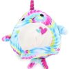 Squishmallows * | Brand New Squishmallows Valentine Milaina The Narwhal 5-Inch Plush