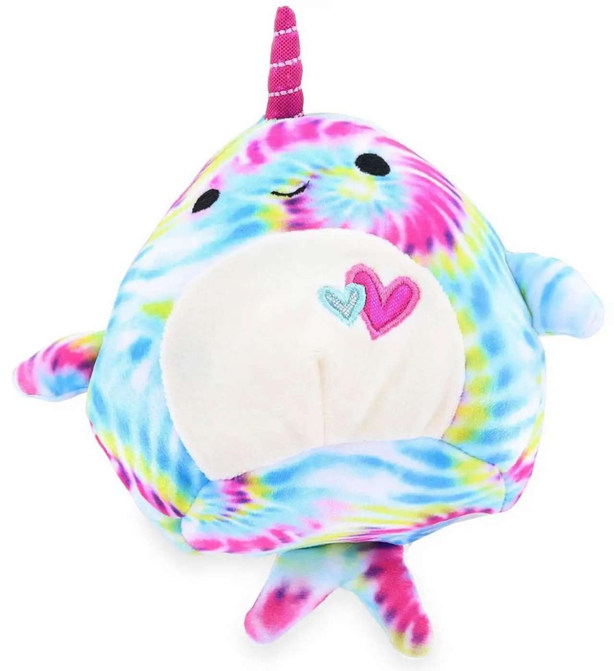 Squishmallows * | Brand New Squishmallows Valentine Milaina The Narwhal 5-Inch Plush