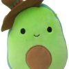 Squishmallows * | New Squishmallows Austin The Avocado 7-Inch Plush [With Sombrero]