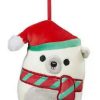 Squishmallows * | Outlet Squishmallows Ornament Brooke Polar Bear Exclusive 4-Inch Plush [Holiday Classic Collection Loose]