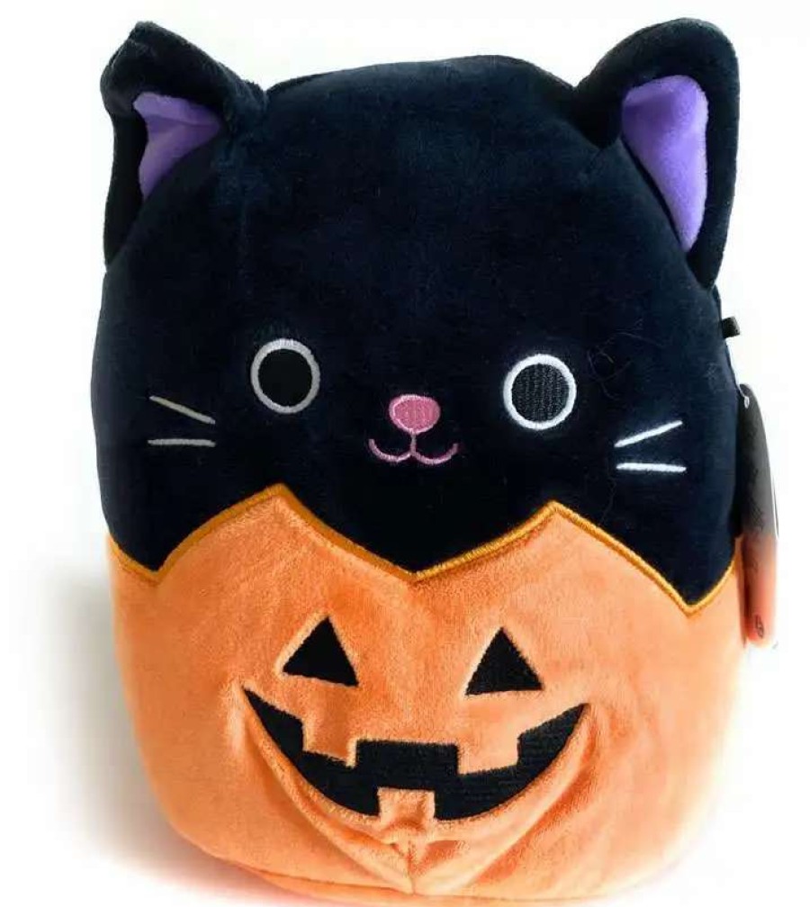 Squishmallows * | Wholesale Squishmallows Halloween Autumn The Cat 5-Inch Plush