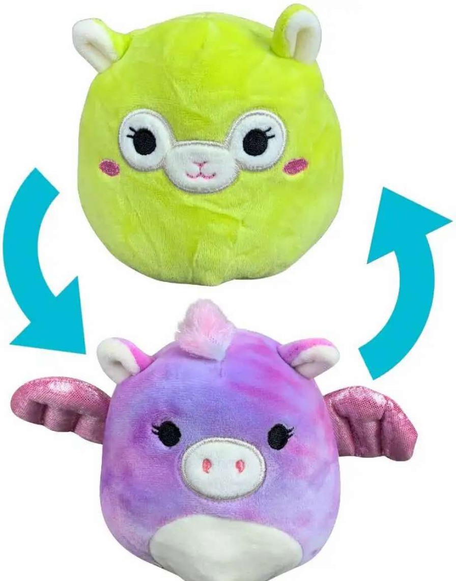 Squishmallows * | Discount Squishmallows Flip-A-Mallows Willow & Kimberly 5-Inch Plush