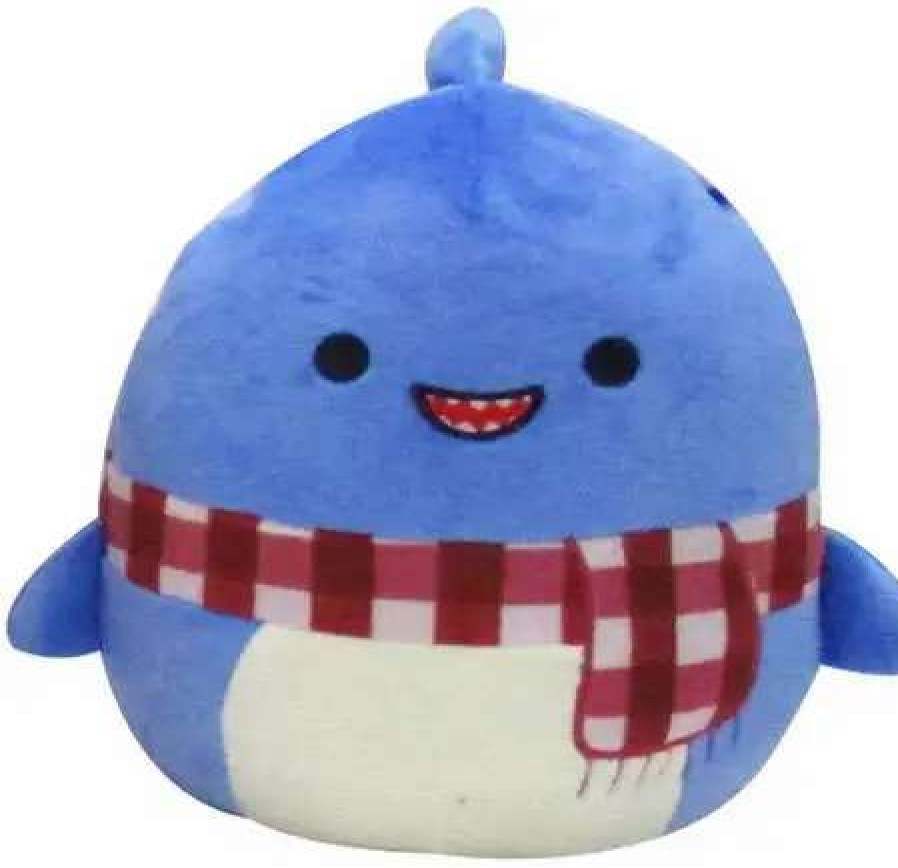 Squishmallows * | Budget Squishmallows Rey The Shark 8-Inch Plush [With Scarf]