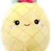 Squishmallows * | New Squishmallows Food Squad Maui The Pineapple 5-Inch Plush [With Bow]