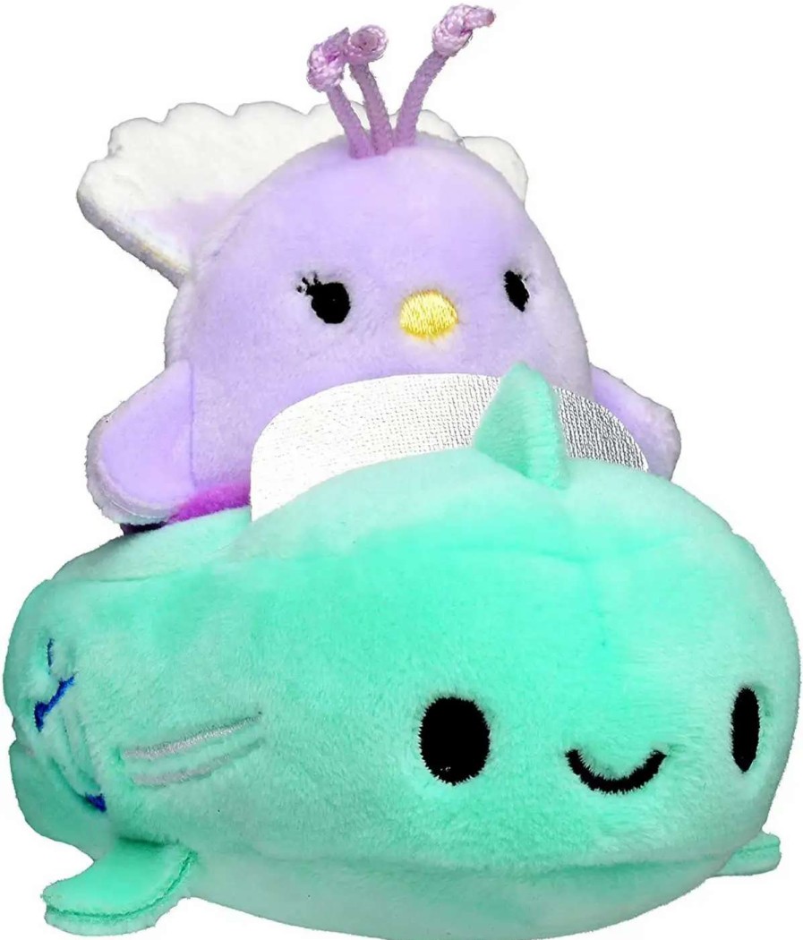 Squishmallows * | Wholesale Squishmallows Squishville! Turkey & Boat 2-Inch Mini Plush