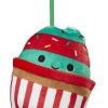 Squishmallows * | Hot Sale Squishmallows Ornament Chantel Cupcake Exclusive 4-Inch Plush [Holiday Classic Collection Loose]