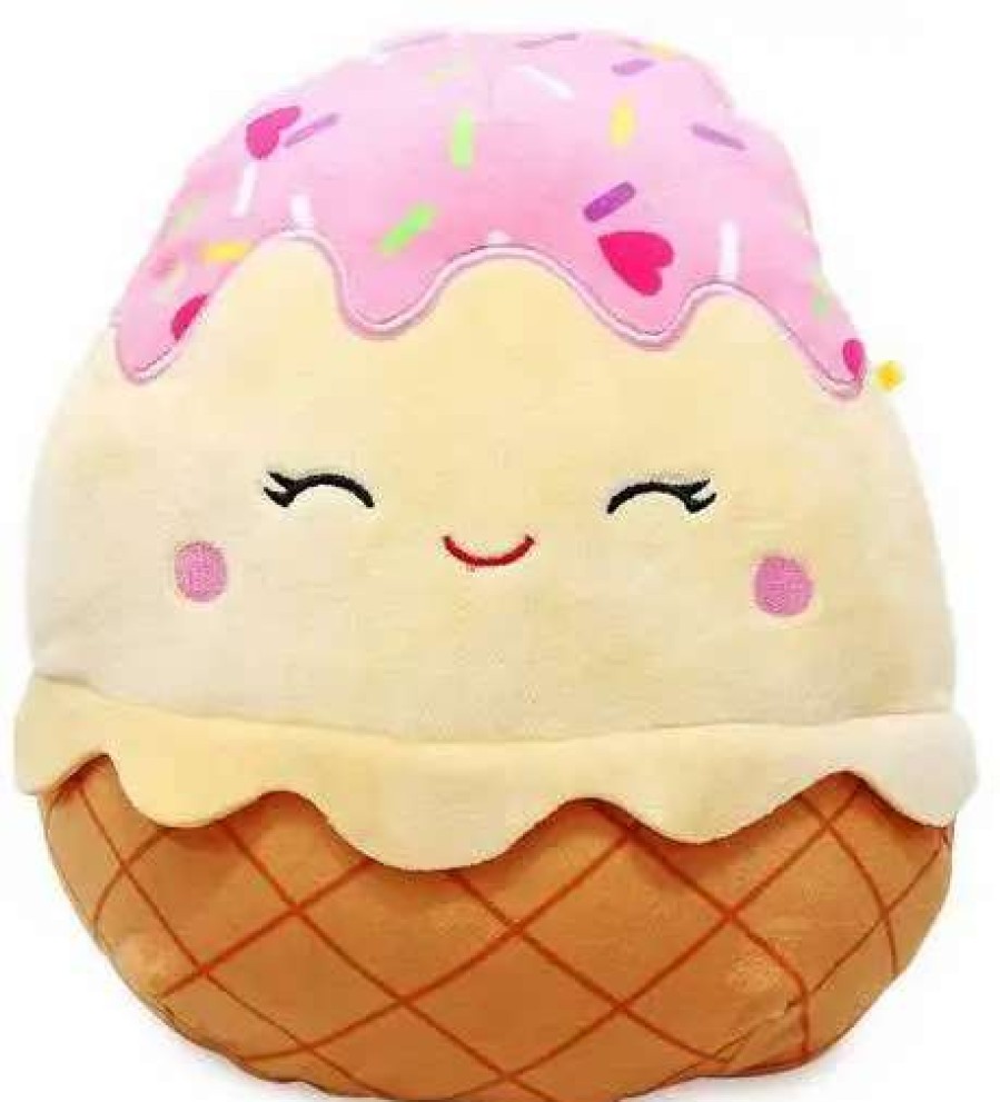 Squishmallows * | Discount Squishmallows Clara The Ice Cream Cone 8-Inch Plush