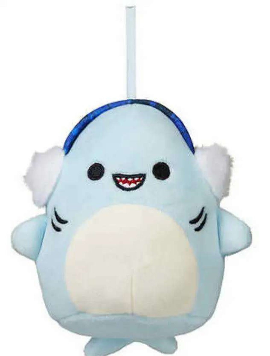 Squishmallows * | Best Pirce Squishmallows Ornament Sharon The Shark Exclusive 4-Inch Plush [Holiday Winter Collection Loose]