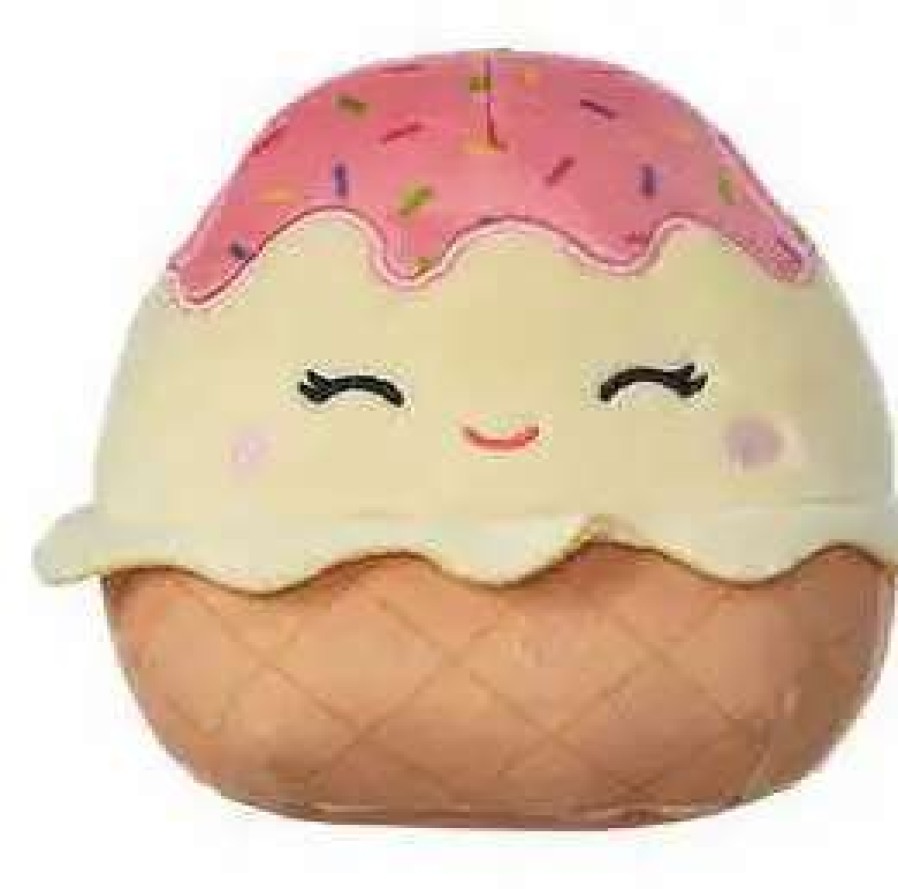 Squishmallows * | Cheapest Squishmallows Shannon The Vanilla Ice Cream Cone Exclusive 5-Inch Plush