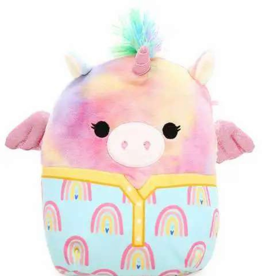 Squishmallows * | Outlet Squishmallows Jaime The Unicorn 8-Inch Plush [Wearing Pj'S]