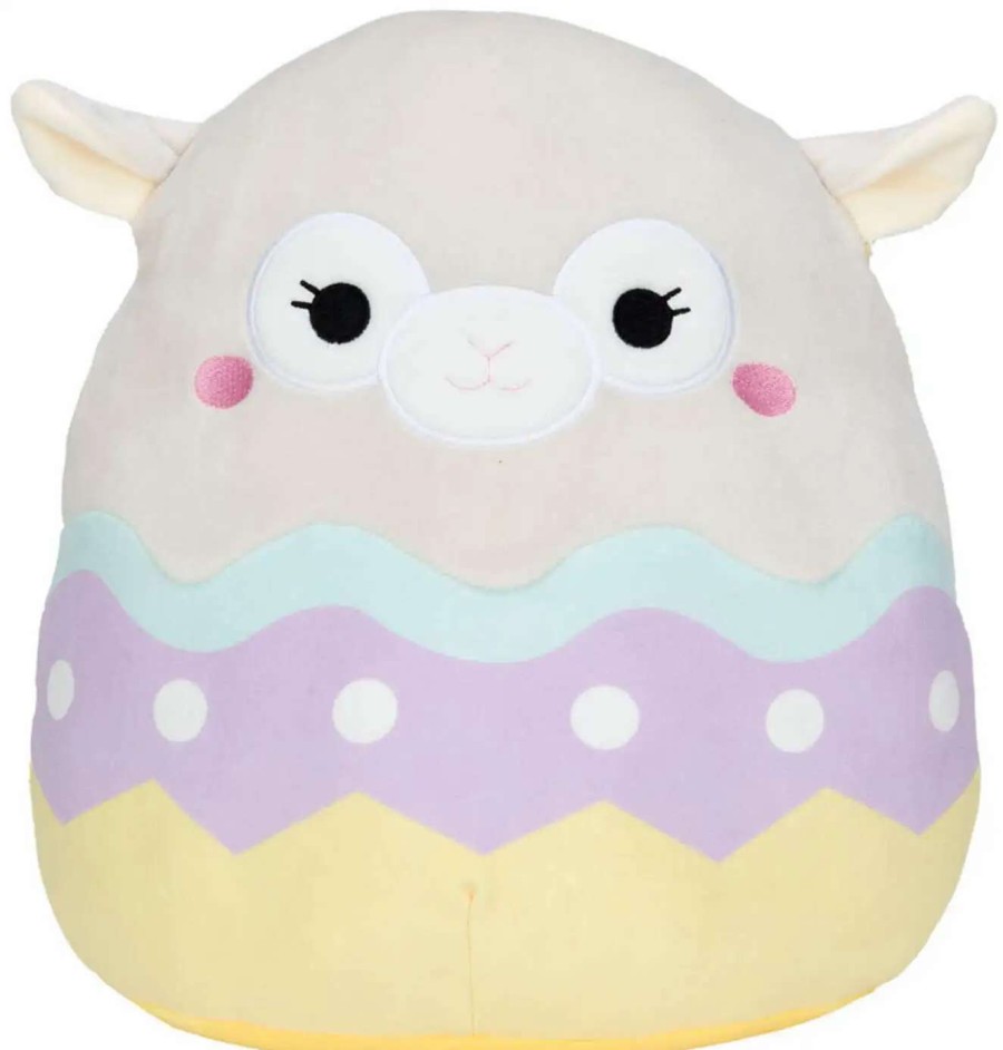 Squishmallows * | Brand New Squishmallows Easter Leah The Llama 12-Inch Plush