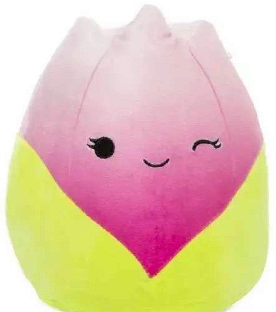 Squishmallows * | Best Deal Squishmallows Bridgie The Pink Tulip 8-Inch Plush