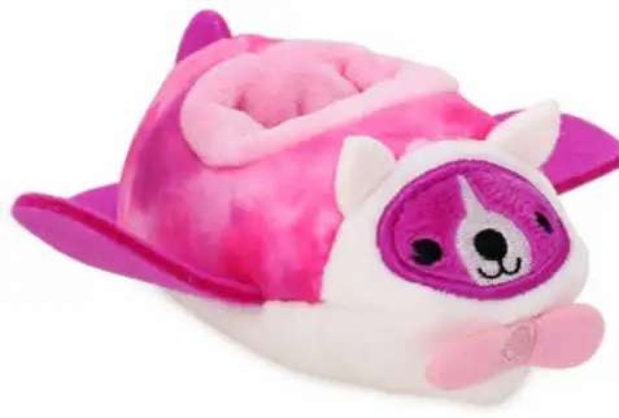 Squishmallows * | Best Deal Squishmallows Squishville! Airplane & Mystery Fashion Accessory 2-Inch Mini Plush [Pink Dog]