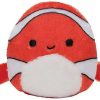 Squishmallows * | Flash Sale Squishmallows Squishville! Ricky The Clownfish 2-Inch Mini Plush