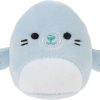 Squishmallows * | Best Sale Squishmallows Dorgee The Blue Seal 2-Inch Mini Plush