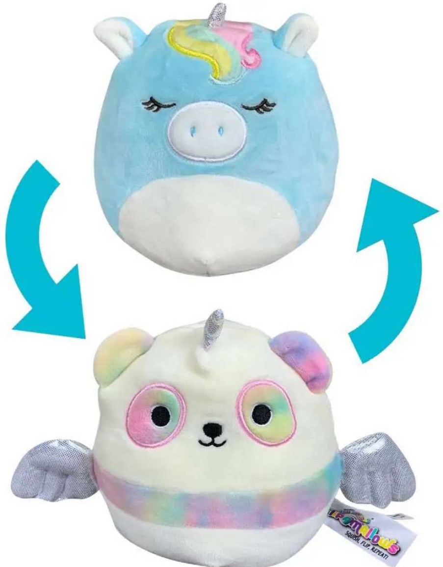 Squishmallows * | Budget Squishmallows Flip-A-Mallows Hudson & Pei 5-Inch Plush