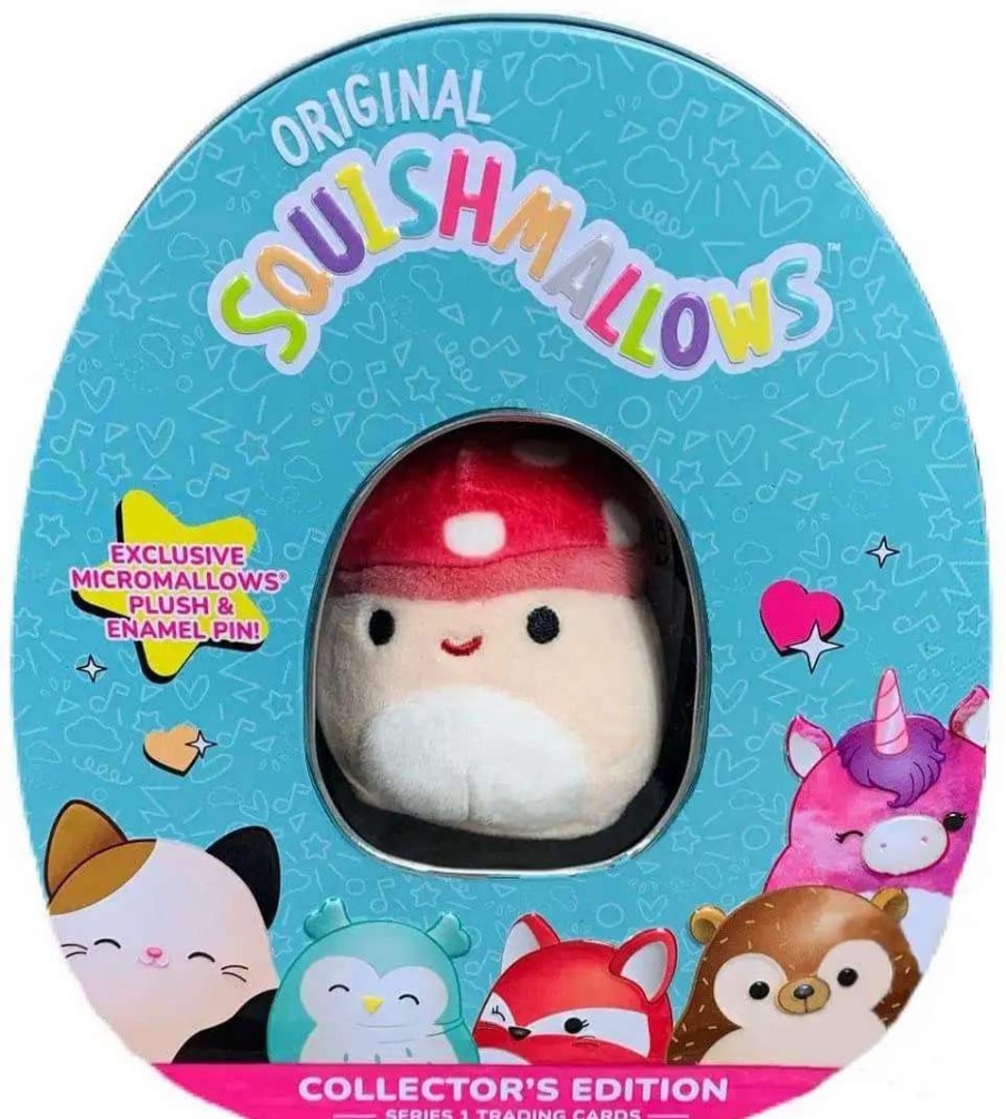 Squishmallows * | Best Pirce Squishmallows Series 1 Trading Cards Malcolm The Mushroom Collector Tin