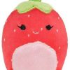 Squishmallows * | Coupon Squishmallows Squishville! Scarlet The Strawberry 2-Inch Mini Plush