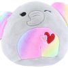 Squishmallows * | New Squishmallows Valentine Cherish The Elephant 5-Inch Plush