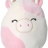 Squishmallows * | Hot Sale Squishmallows Caedyn The Cow 10-Inch Plush