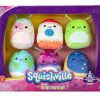 Squishmallows * | Discount Squishmallows Squishville! Space Squad Exclusive 2-Inch Mini Plush 6-Pack Set