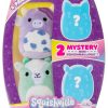 Squishmallows * | Brand New Squishmallows Squishville! Pastel Squad 2-Inch Mini Plush 4-Pack Set