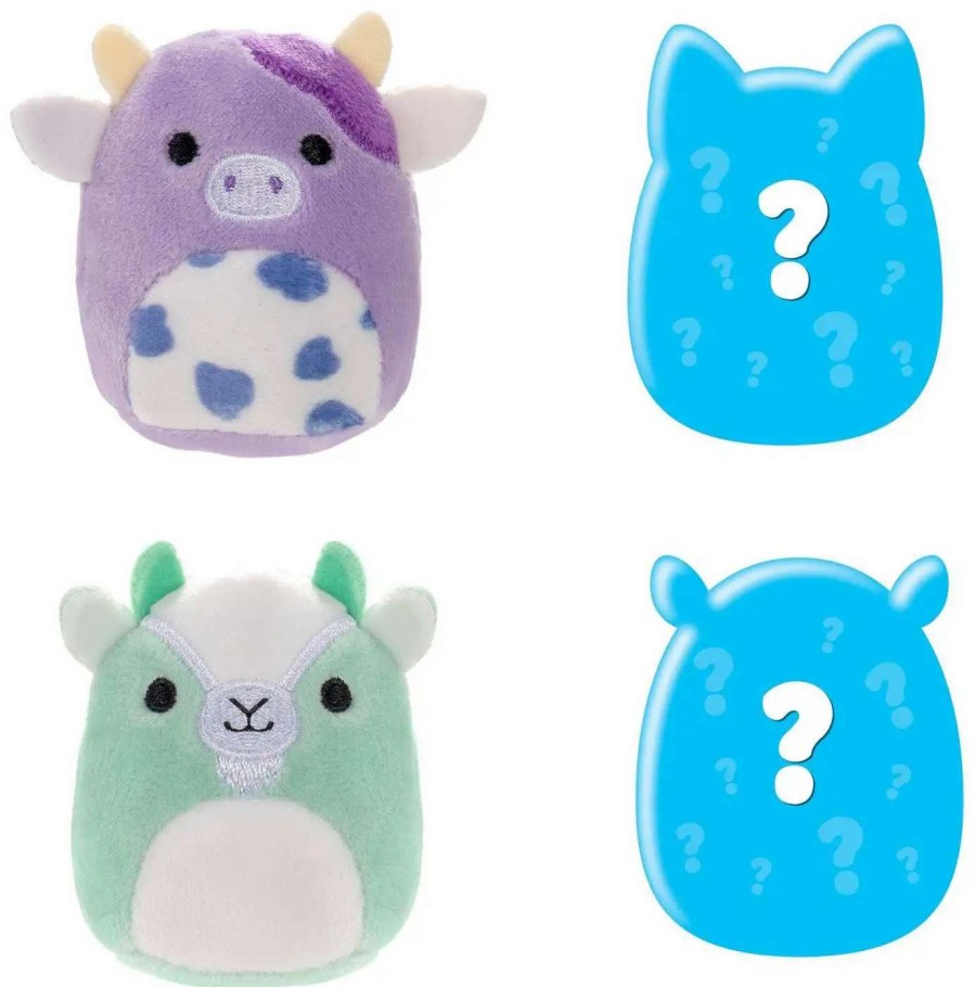 Squishmallows * | Brand New Squishmallows Squishville! Pastel Squad 2-Inch Mini Plush 4-Pack Set