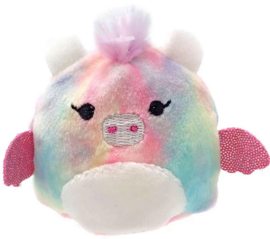 Squishmallows * | New Squishmallows Squishville! Rainbow Dream Squad Pastel Dragon 2-Inch Mini Plush