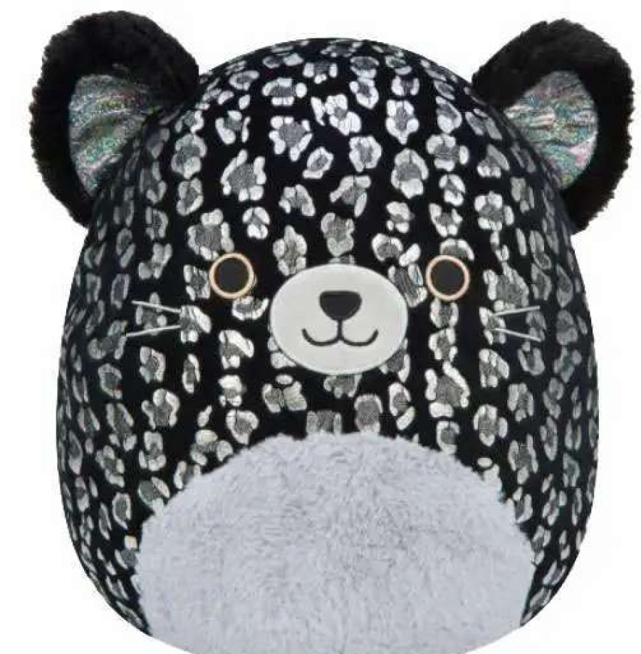 Squishmallows * | Hot Sale Squishmallows Select Series Sigzby The Black Panther 12-Inch Plush