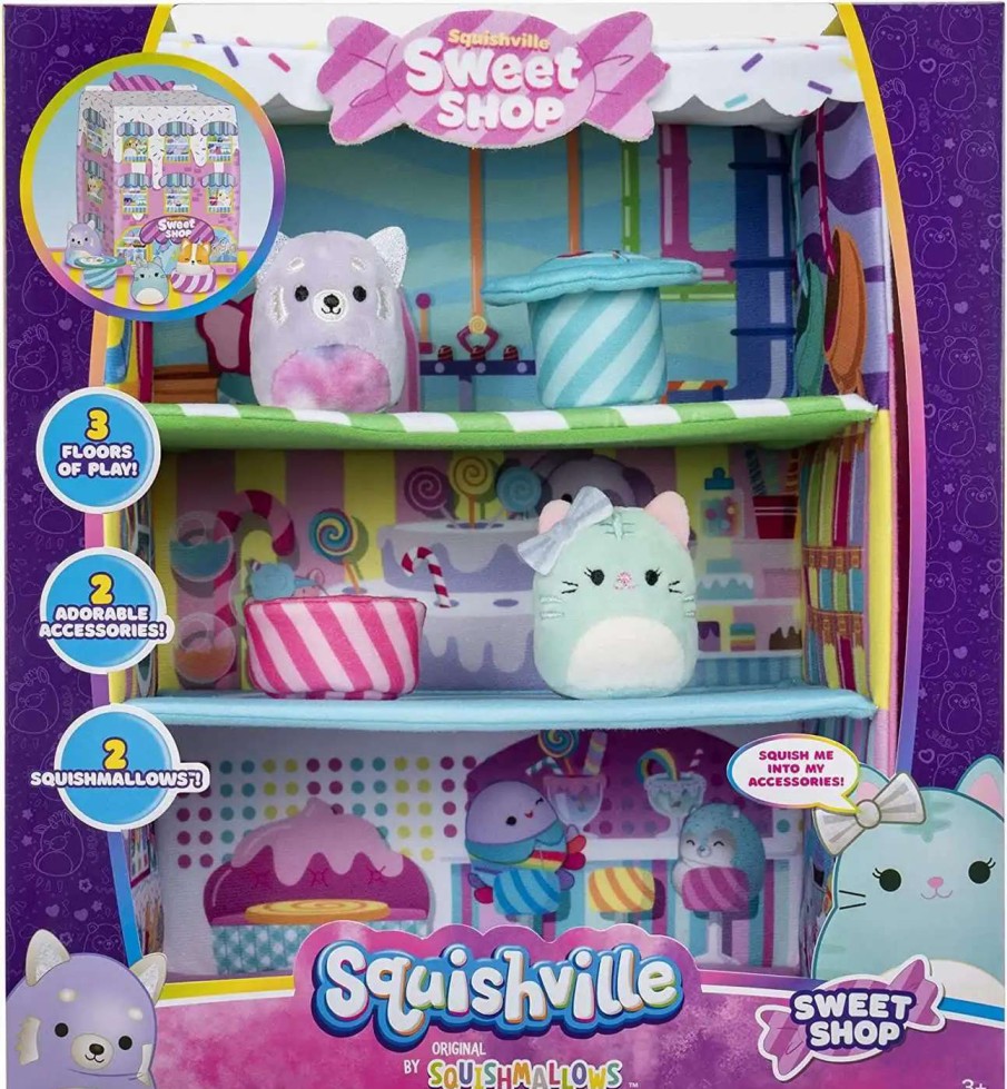 Squishmallows * | Buy Squishmallows Squishville! Sweet Shop 2-Inch Mini Plush Playset