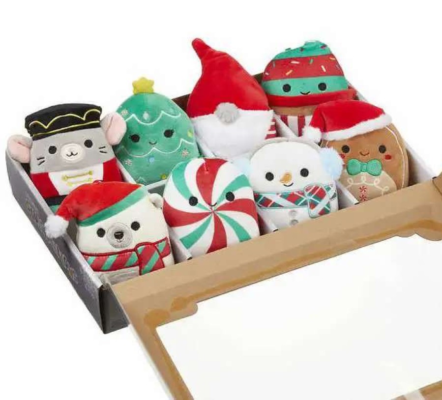 Squishmallows * | Outlet Squishmallows Ornament Holiday Classic Collection Exclusive 4-Inch Plush 8-Pack Set