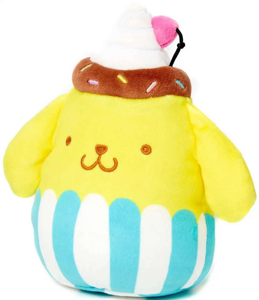 Squishmallows * | Best Sale Squishmallows Hello Kitty Pom Pom Purin 5-Inch Plush [Ice Cream]