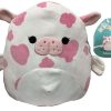 Squishmallows * | Promo Squishmallows Mondy The Pink & White Seacow Exclusive 12-Inch Plush