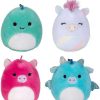 Squishmallows * | Top 10 Squishmallows Squishville! Fantasy Squad 2-Inch Mini Plush 4-Pack Set