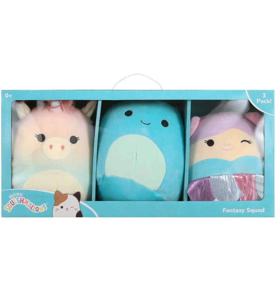 Squishmallows * | Outlet Squishmallows Fantasy Squad Gretti, Bebb & Bevalee 8-Inch Plush 3-Pack Set