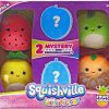 Squishmallows * | Cheap Squishmallows Squishville! Fruit Squad 2-Inch Mini Plush 6-Pack Set