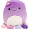 Squishmallows * | Budget Squishmallows Violet The Octopus 8-Inch Plush [With Flower]