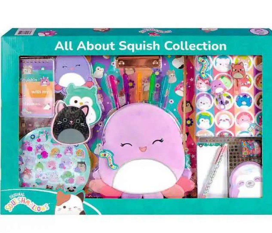 Squishmallows * | Wholesale Squishmallows All About Squish Collection Violet The Octopus Exclusive Stationery Kit