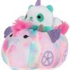 Squishmallows * | Wholesale Squishmallows Squishville! Panda & Vehicle 2-Inch Mini Plush