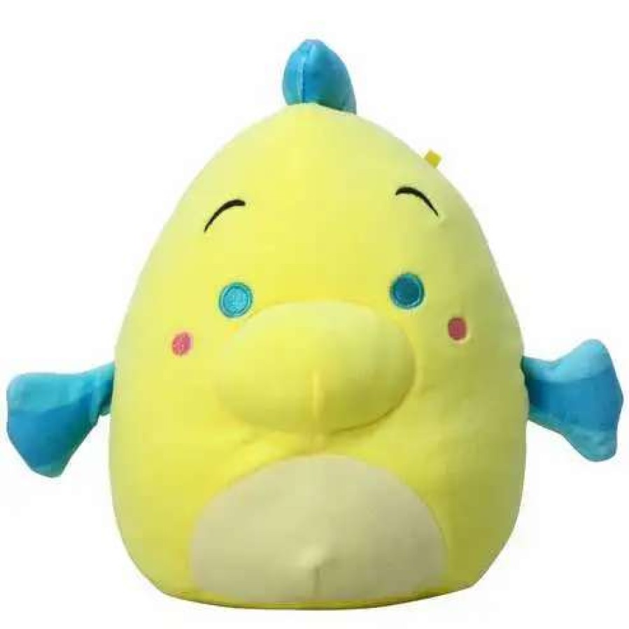 Squishmallows * | Discount Squishmallows Disney Flounder 8-Inch Plush