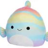 Squishmallows * | Brand New Squishmallows Canda The Rainbow Fish 6-Inch Plush