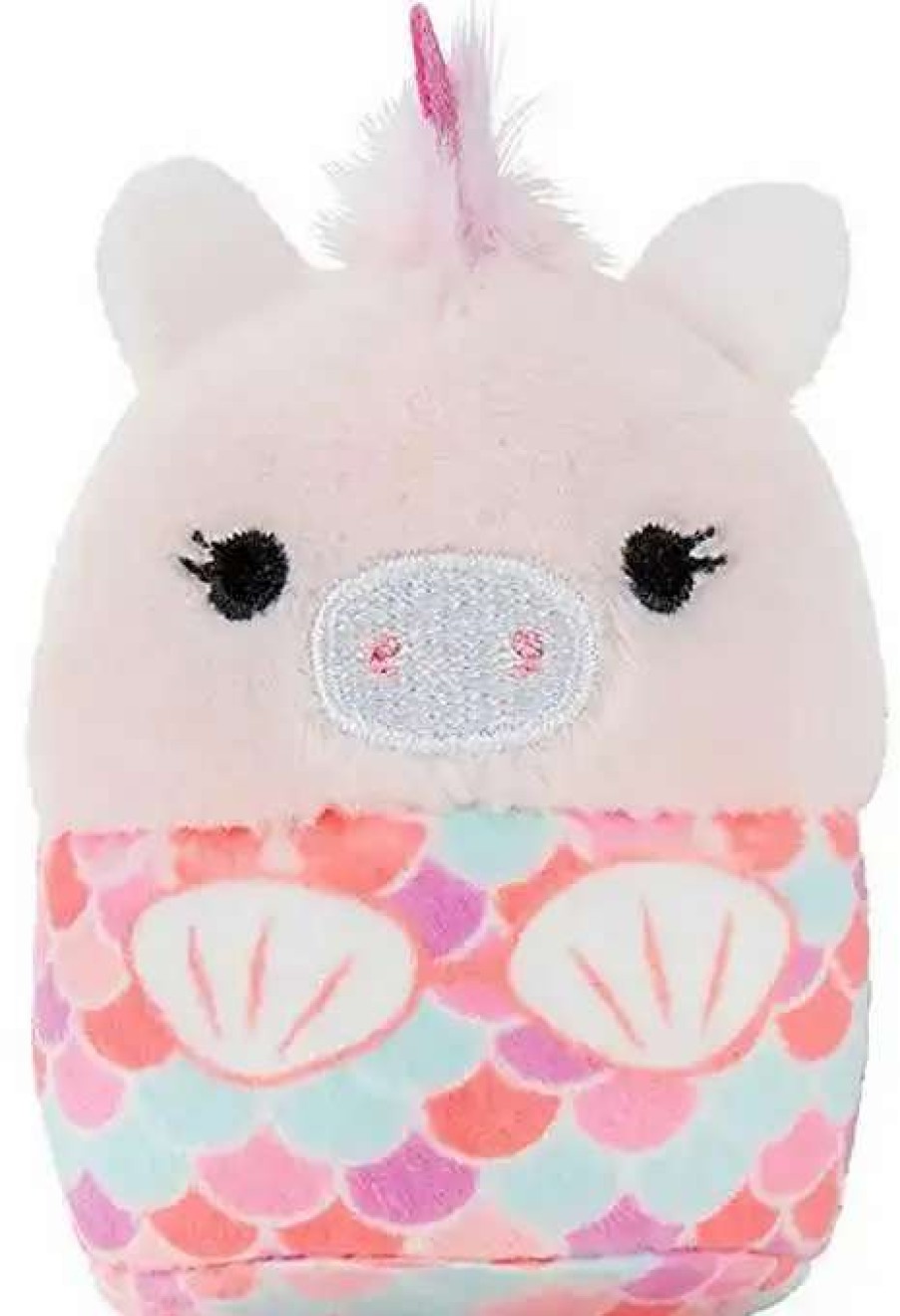 Squishmallows * | Brand New Squishmallows Makena The Unicorn Mermaid 2-Inch Mini Plush