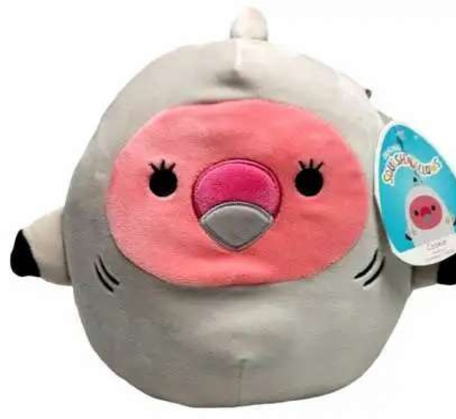 Squishmallows * | Cheapest Squishmallows Cookie The Flamingo 8-Inch Plush [In Gordon Shark Costume]