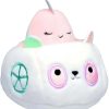 Squishmallows * | New Squishmallows Squishville! Narwhal & Vehicle 2-Inch Mini Plush