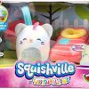 Squishmallows * | Hot Sale Squishmallows Squishville! Picnic Set 2-Inch Mini Plush Playset [With Camilla The Caticorn]