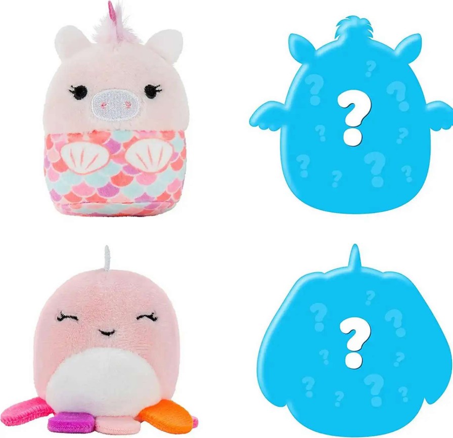 Squishmallows * | Wholesale Squishmallows Squishville! Mystical Squad 2-Inch Mini Plush 4-Pack Set