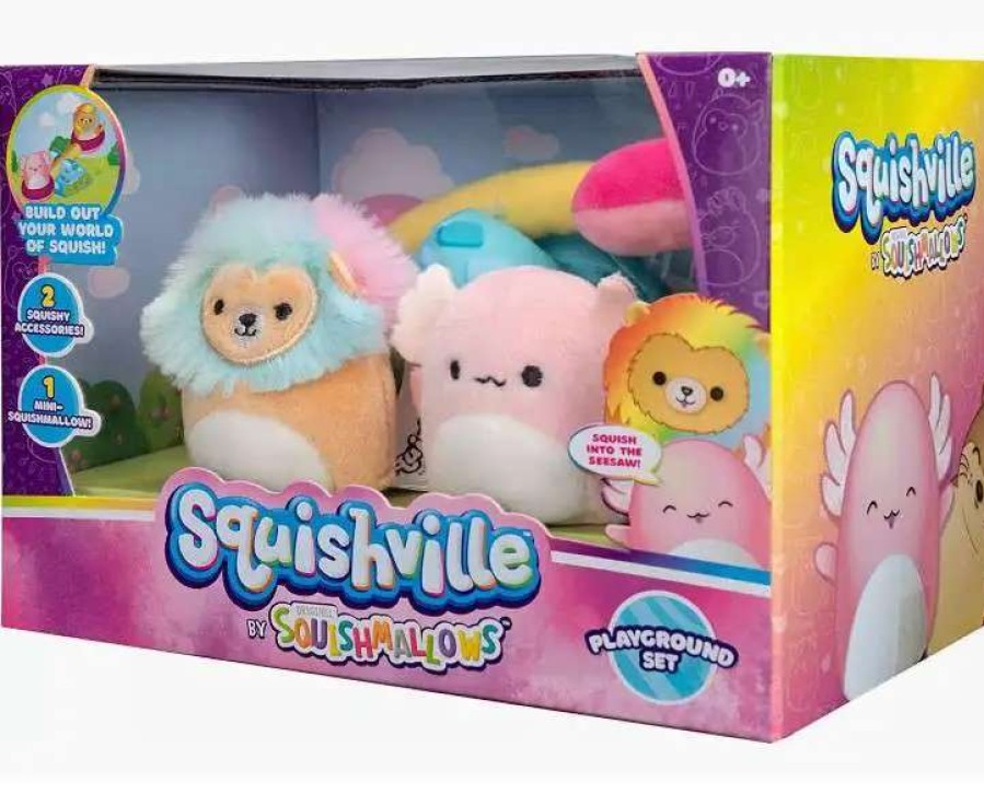 Squishmallows * | New Squishmallows Squishville! Playground 2-Inch Mini Plush Playset