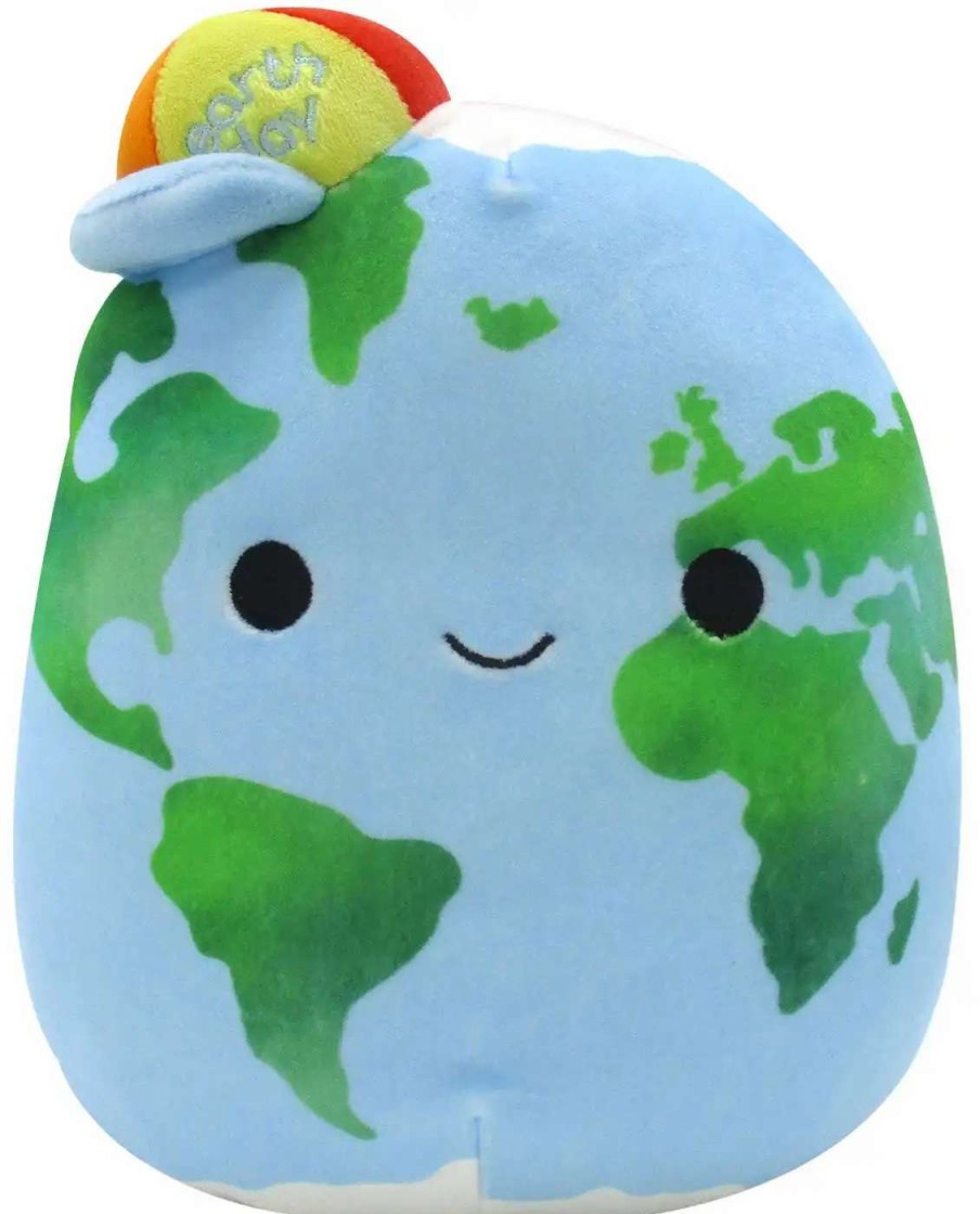 Squishmallows * | Buy Squishmallows Roman The Earh 8-Inch Plush [Earth Day Cap]