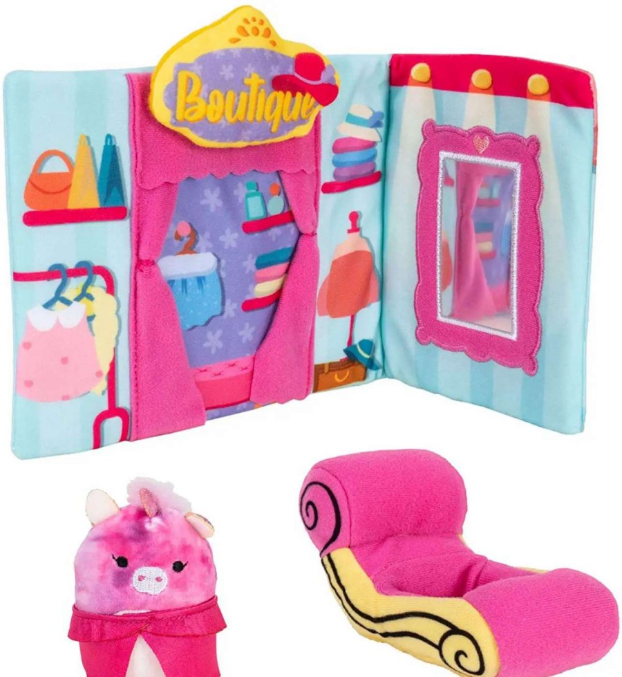 Squishmallows * | Cheap Squishmallows Squishville! Lola'S Boutique 2-Inch Playset [With Lola]